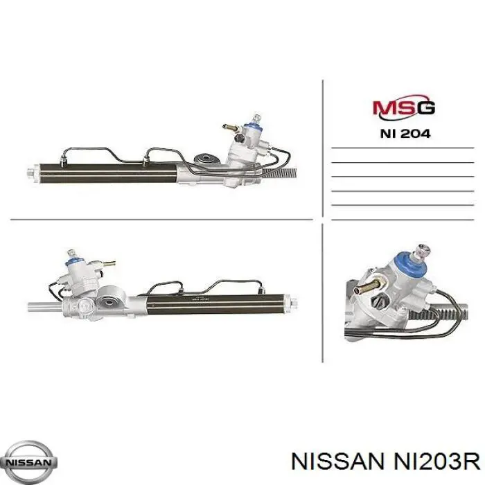 Listwa kierownicza (maglownica) Nissan/Infiniti 492004U202 cena, od 120,93 USD
