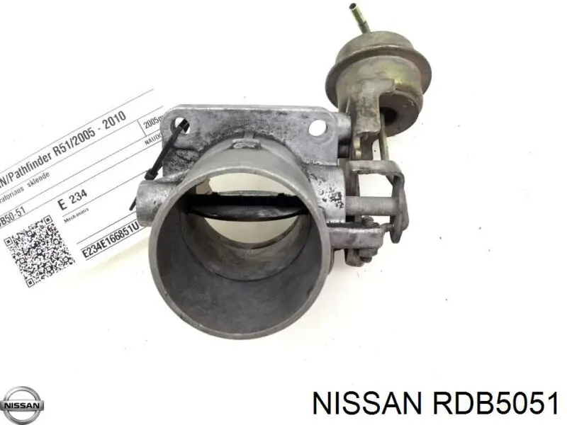 Przepustnica, komplet do Nissan Pathfinder  R51M