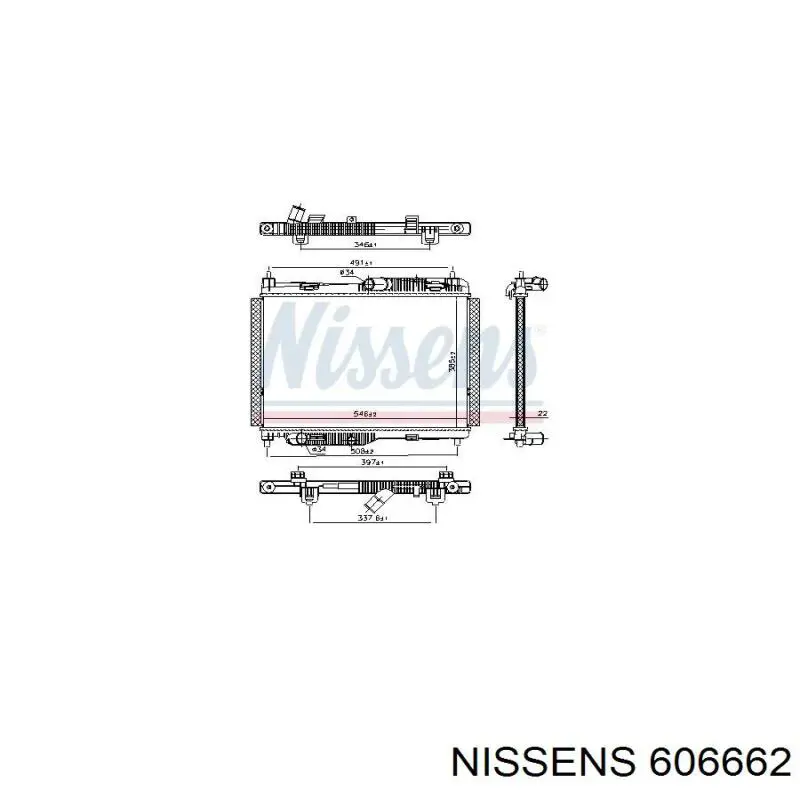Chłodnica silnika NRF 550068 cena, od 129,12 USD