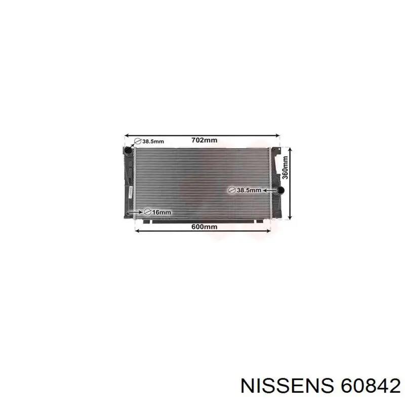 Chłodnica silnika 17117626559 BMW