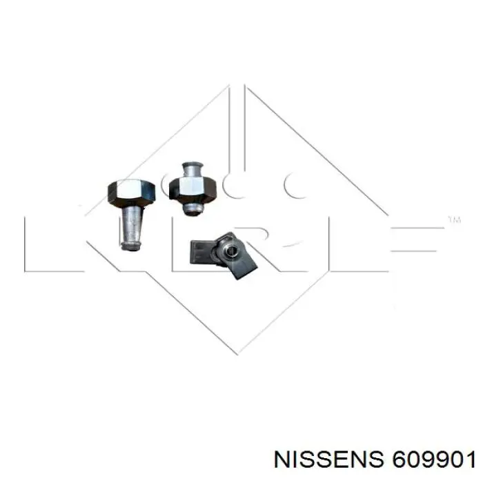 Chłodnica silnika Nissens 609901 cena, od 171,96 USD