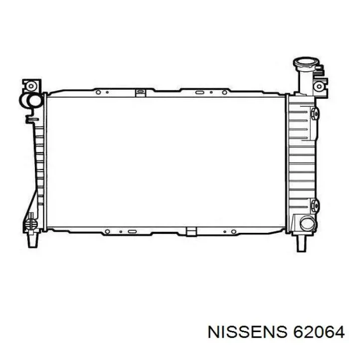 62064 Nissens Chłodnica silnika