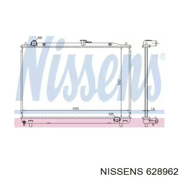 Chłodnica silnika Mitsubishi MN135950 cena, od 109,02 USD