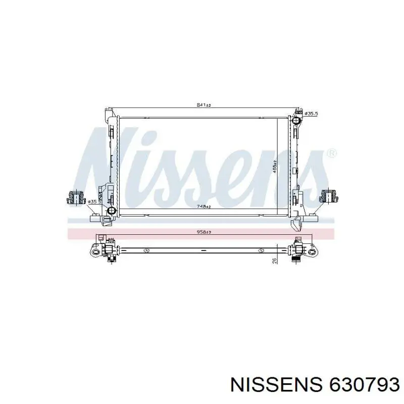 Chłodnica silnika Opel 93868887 cena, od 189,31 USD