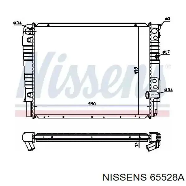 Chłodnica silnika Volvo 5003593 cena, od 219,48 USD