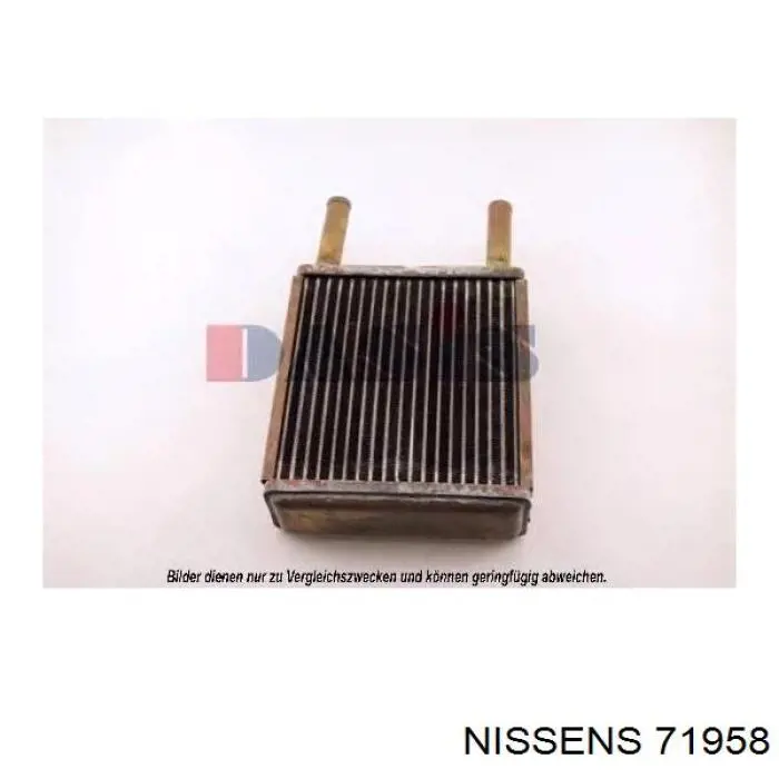 Do koszyka 71958 Nissens Chłodnica nagrzewnicy (ogrzewacza)