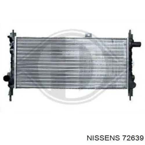 72639 Nissens Chłodnica nagrzewnicy (ogrzewacza)