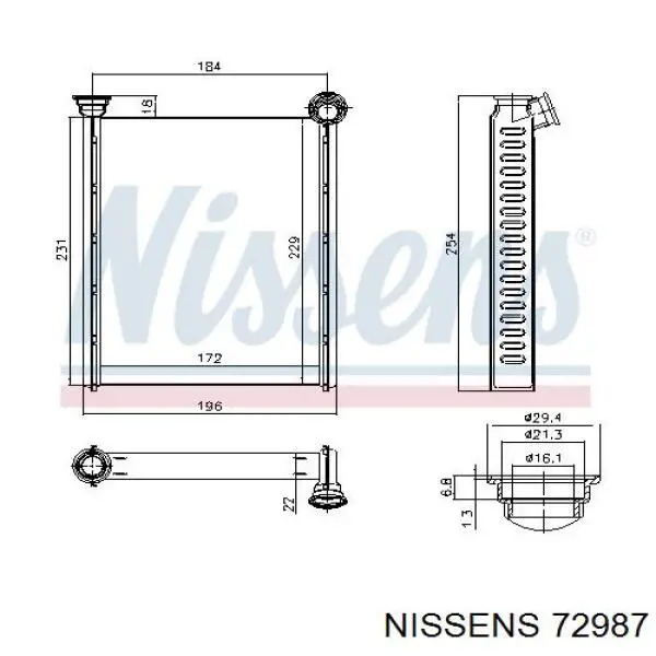 Chłodnica nagrzewnicy (ogrzewacza) Sato Tech H21350 cena, od 108,03 USD