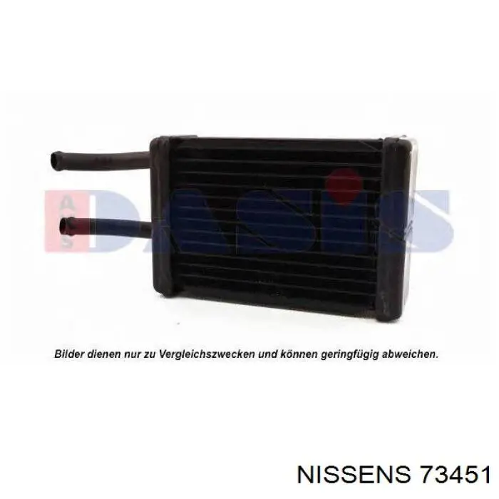 Do koszyka 73451 Nissens Chłodnica nagrzewnicy (ogrzewacza)