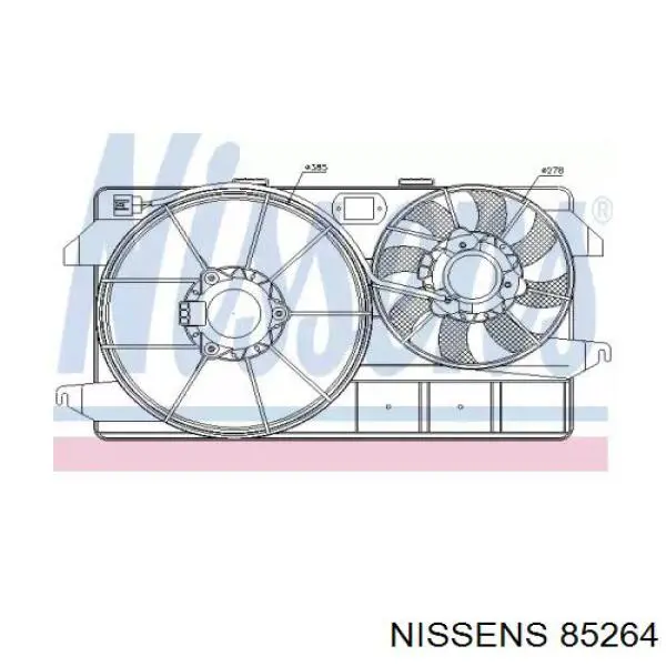 Dyfuzor chłodnicy, w komplecie z silnikiem i wirnikiem Ford 4986737 cena, od 71,51 USD