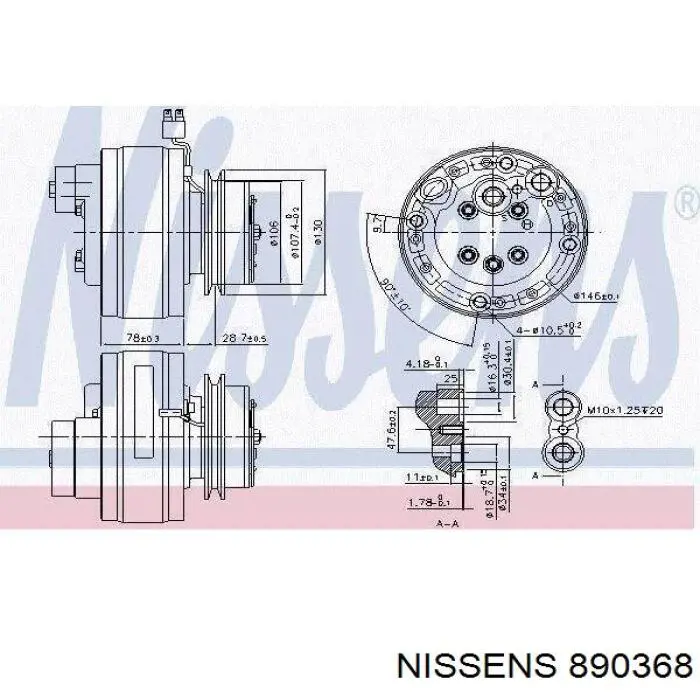 Sprężarka klimatyzacji Mercedes A1021300615 cena, od 491,89 USD
