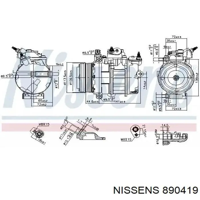 4472807070 Ford Sprężarka klimatyzacji