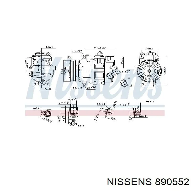 Do koszyka A000830230080 Mercedes Sprężarka klimatyzacji