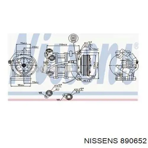 Sprężarka klimatyzacji Hyundai/Kia 977011W100 cena, od 578,22 USD