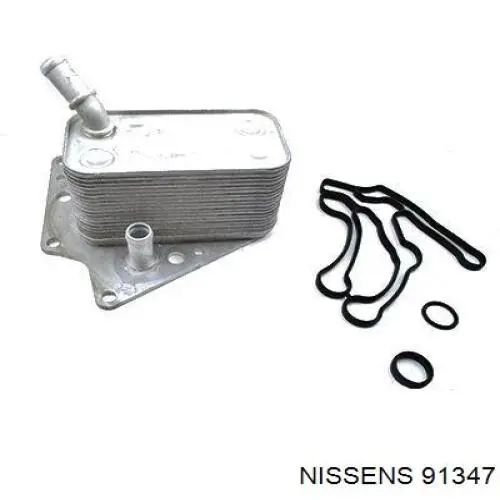 91347 Nissens Chłodnica oleju, pod filtrem