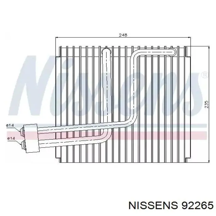 7770055 Kamoka Parownik klimatyzacji