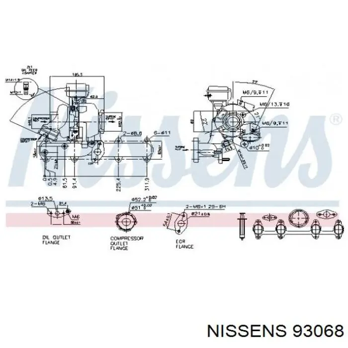 93068 Nissens turbina