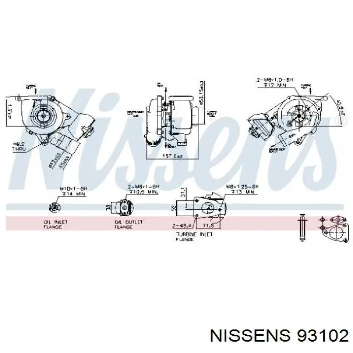 93102 Nissens turbina