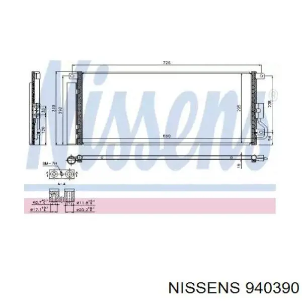 Chłodnica klimatyzacji Signeda RC940390 cena, od 110,25 USD