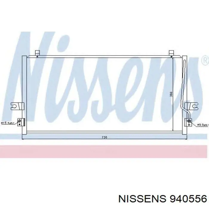 Chłodnica klimatyzacji Nissan/Infiniti 92110JN00A cena, od 111,08 USD
