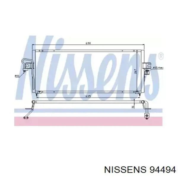 Do koszyka 350203793000 Magneti Marelli Chłodnica klimatyzacji