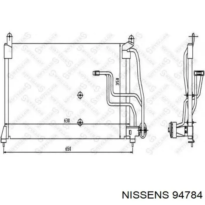 94784 Nissens Chłodnica klimatyzacji