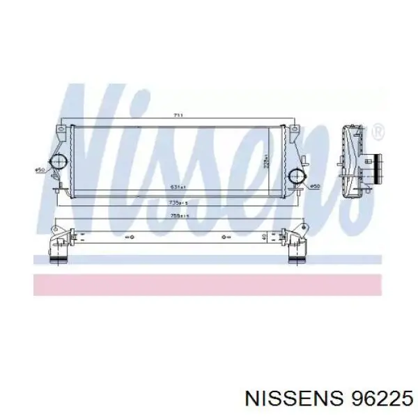 Chłodnica intercoolera Land Rover ESR3777 cena, od 98,75 USD