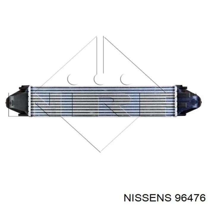 96476 Nissens Chłodnica intercoolera