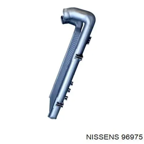 Chłodnica intercoolera Nissens 96975 cena, od 619,27 USD