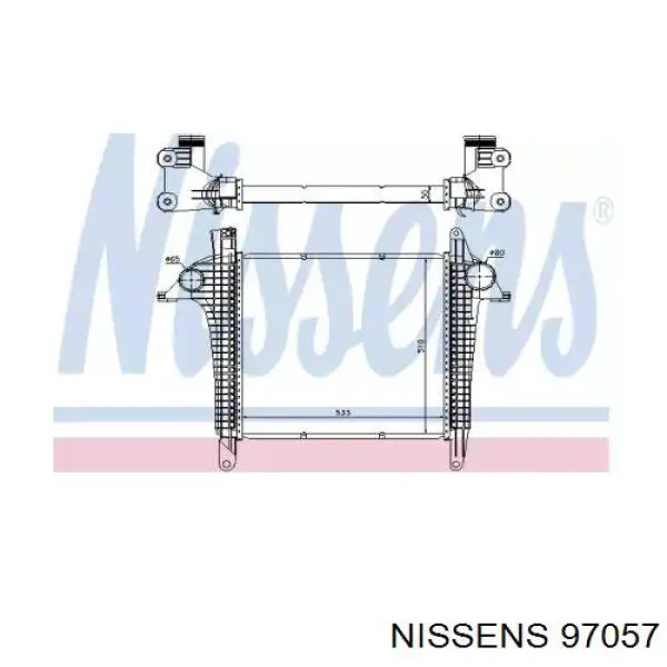 Chłodnica intercoolera MAN 51095007146 cena, od 627,89 USD