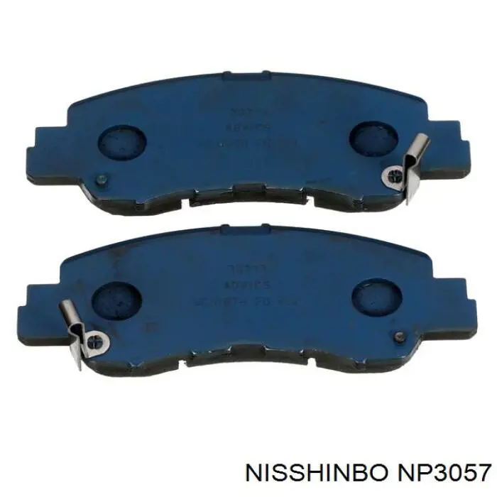 Klocki hamulcowe przednie tarczowe 4605B481 Mitsubishi