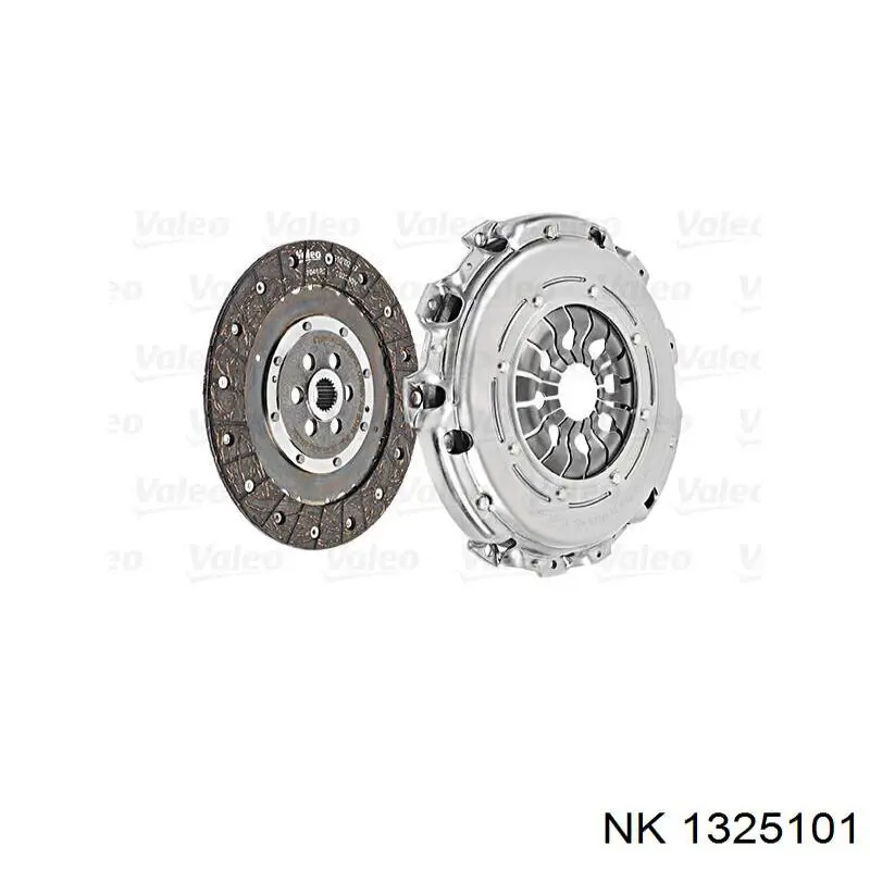 Zestaw sprzęgła (3 części) NK 1325101 cena, od 143,14 USD