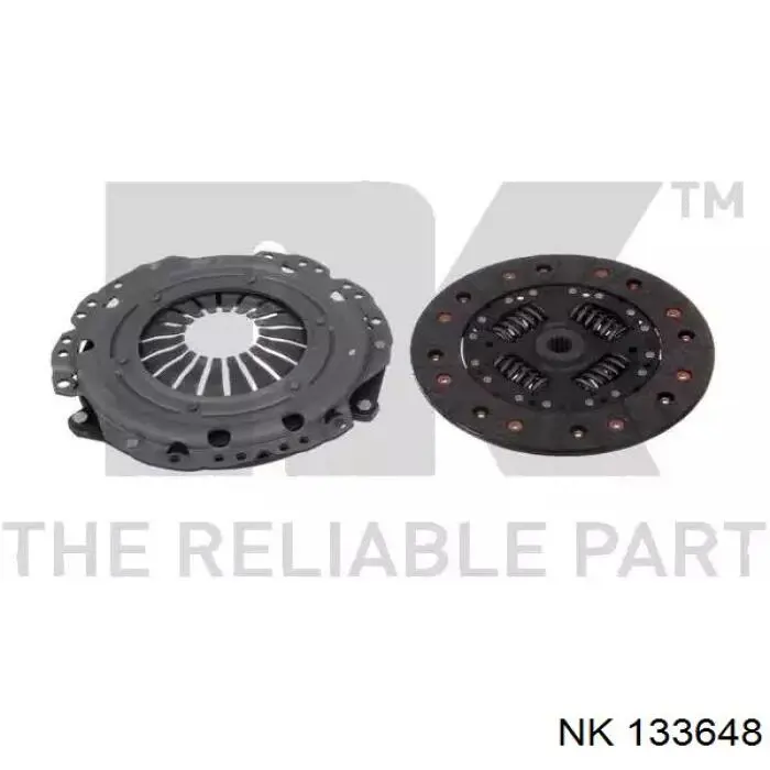 Zestaw sprzęgła (3 części) NK 133648 cena, od 98,53 USD