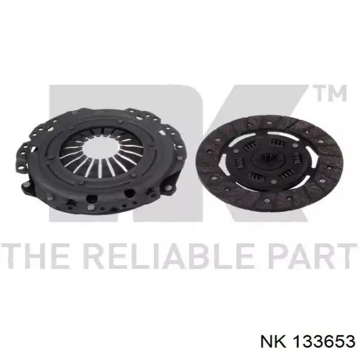 Zestaw sprzęgła (3 części) NK 133653 cena, od 106,25 USD