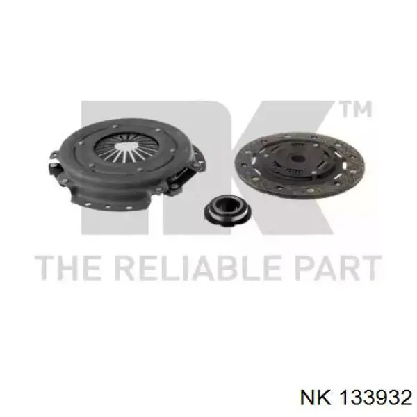 133932 NK Zestaw sprzęgła (3 części)
