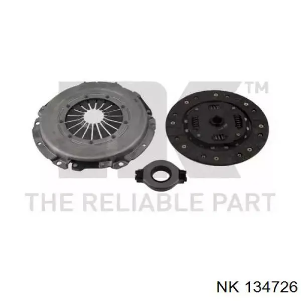 Zestaw sprzęgła (3 części) NK 134726 cena, od 141,71 USD