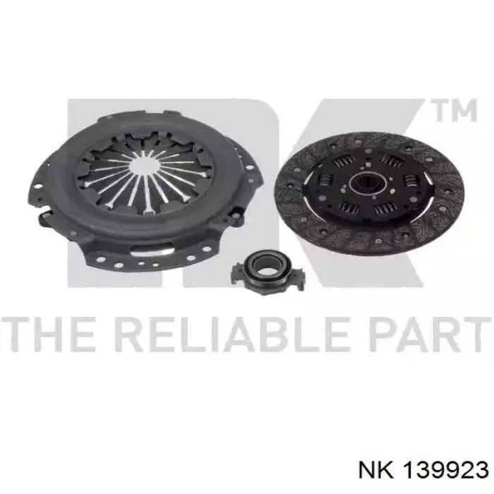 Zestaw sprzęgła (3 części) NK 139923 cena, od 112,57 USD