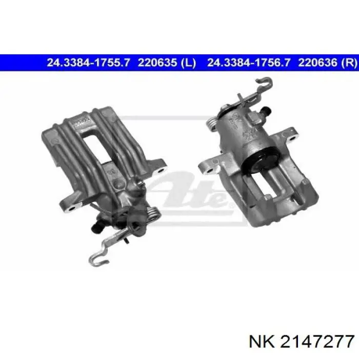 Do koszyka 2147277 NK Zacisk hamulcowy tylny lewy