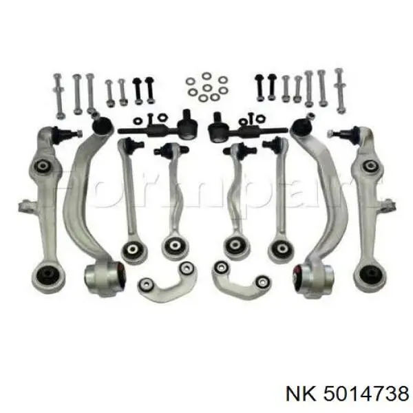 Zestaw wahaczy zawieszenia przedniego NK 5014738 cena, od 221,74 USD