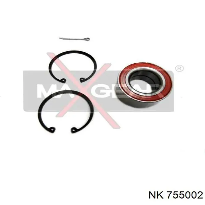 Do koszyka 755002 NK Łożysko piasty przedniej