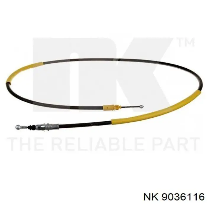 Linka hamulca ręcznego tylna prawa NK 9036116 cena, od 15,82 USD