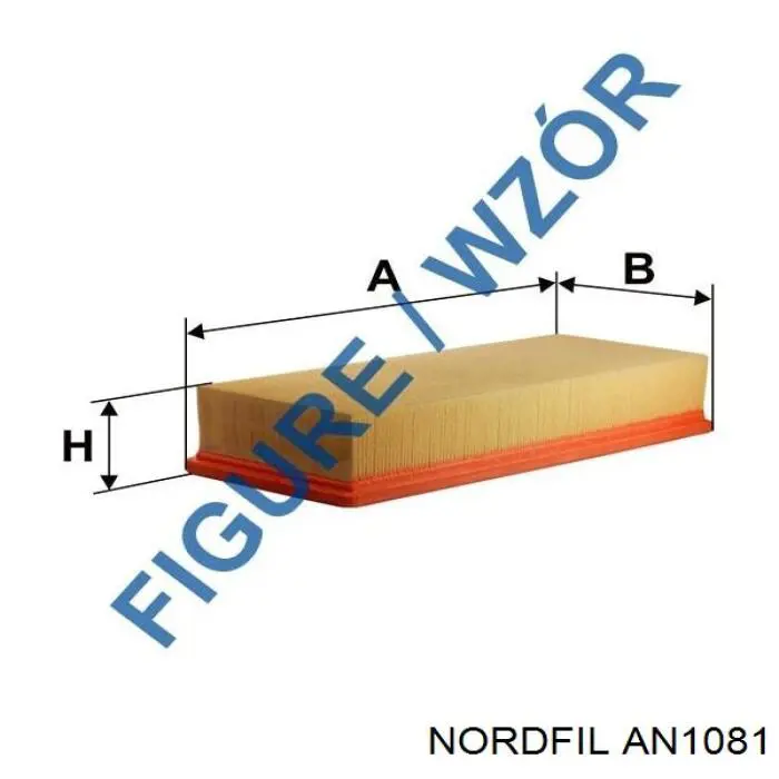 AN1081 Nordfil Filtr powietrza