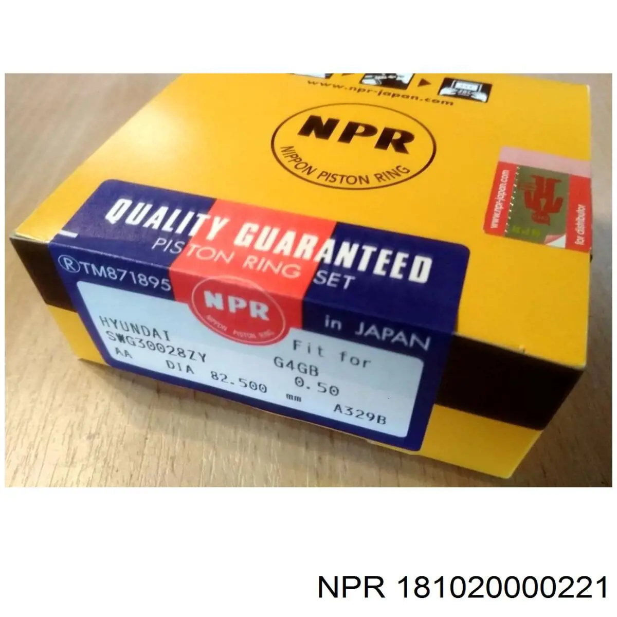 6120505000 NE/NPR Panewki korbowodowe wału korbowego, zestaw, 2. naprawa (+0,50)