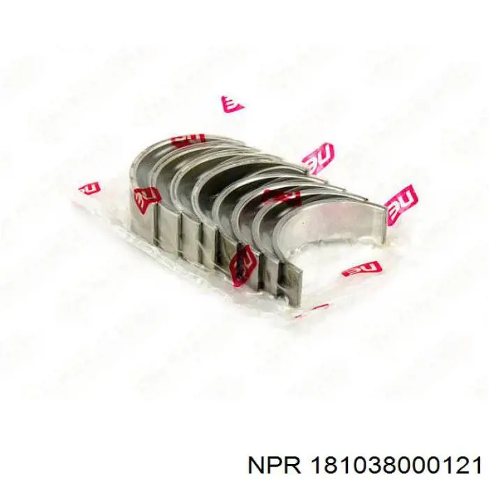 181038000121 NE/NPR Panewki korbowodowe wału korbowego, zestaw, 2. naprawa (+0,50)