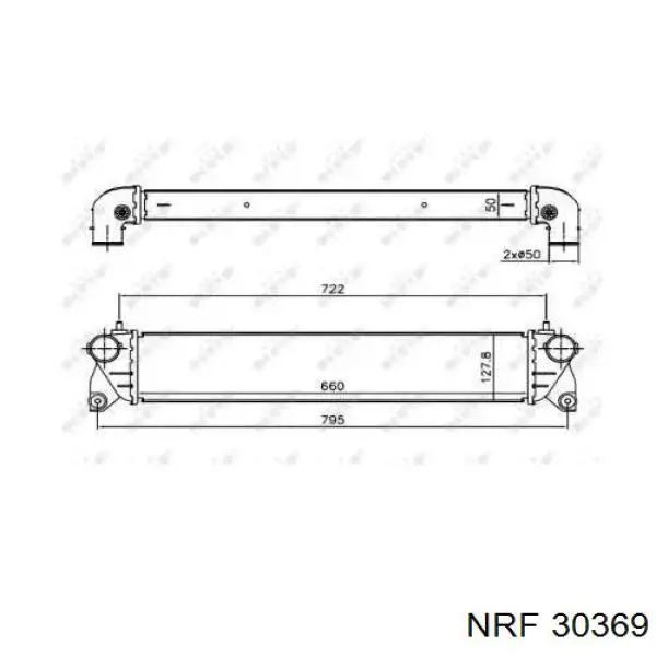 52004701 VAN Wezel Chłodnica intercoolera