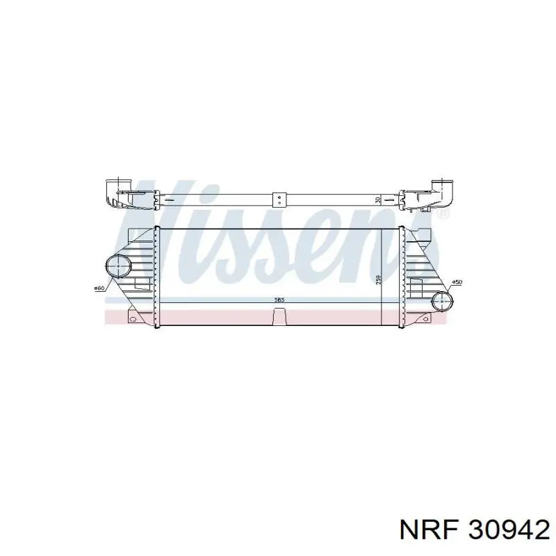 Chłodnica intercoolera Mercedes 1035042 cena, od 64,70 USD