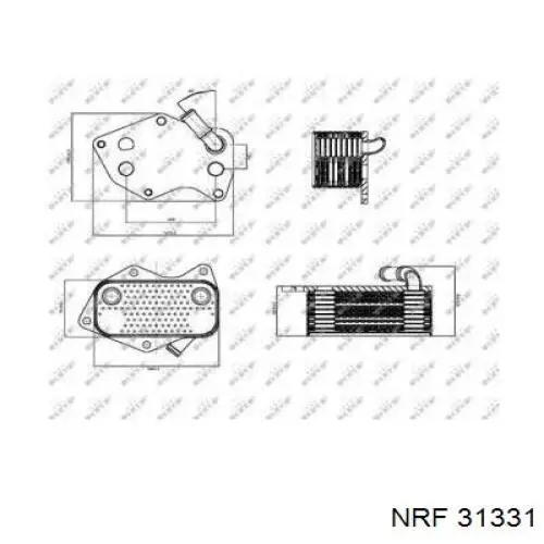 31331 NRF chłodnica oleju