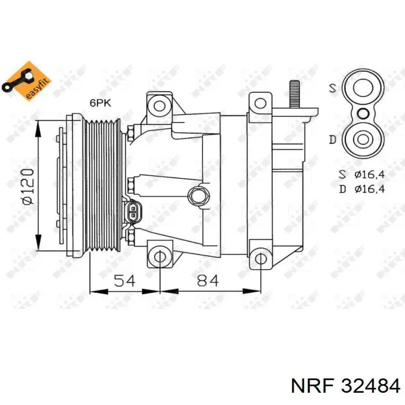 Sprężarka klimatyzacji MSG Rebuilding 715029R cena, od 156,64 USD