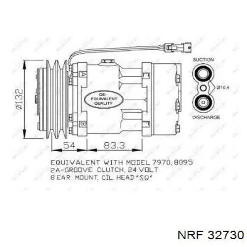 Do koszyka 5010483009 Renault (RVI) Sprężarka klimatyzacji