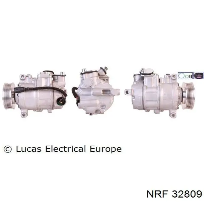 32809 NRF Sprężarka klimatyzacji